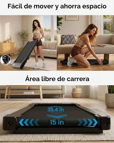 Vista 7 de MJWW Almohadilla para caminar con control inteligente de aplicación AI