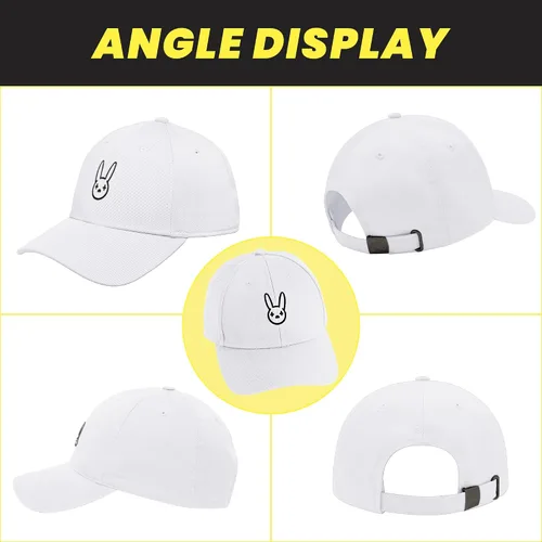 Vista 4 de AFOGELK Gorra de béisbol de conejito negro bordada para papá