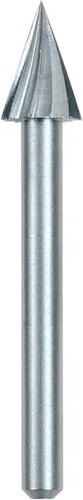 Vista 32 de Dremel 194 Broca de tallado para herramienta rotativa, perfecta para madera, plástico y metales blandos, plata