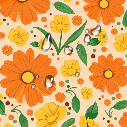 Vista 7 de Papel Tapiz Floral Vintage Despegar y Pegar Amarillo Flores Brillantes Autoadhesivo Removible Papel Tapiz Calcomanías de Pared para Hogar Dormitorio