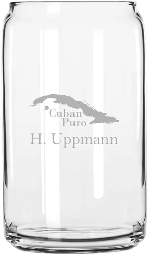 Vista 16 de Romeo y Julieta Cuban Cigar Temático Grabado 16oz Latas Vaso