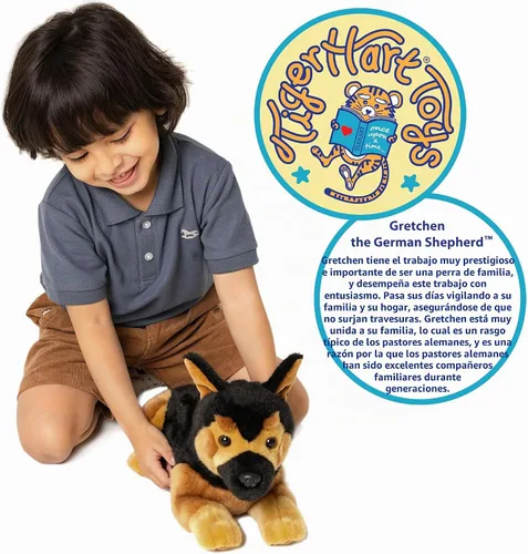 Vista 3 de TigerHart Gretchen El Pastor Alemán - Peluche de 15 Pulgadas