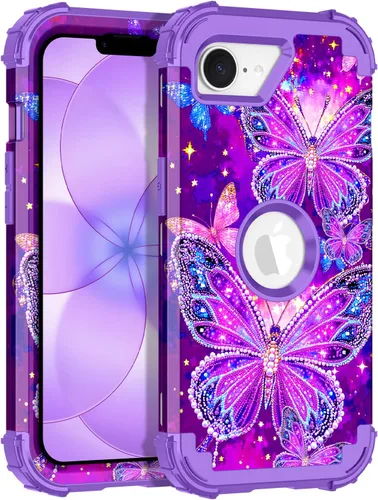 Vista 49 de Rancase Funda para iPhone 11, tres capas de alta resistencia a prueba de golpes, protección de plástico duro + funda protectora de goma de silicona