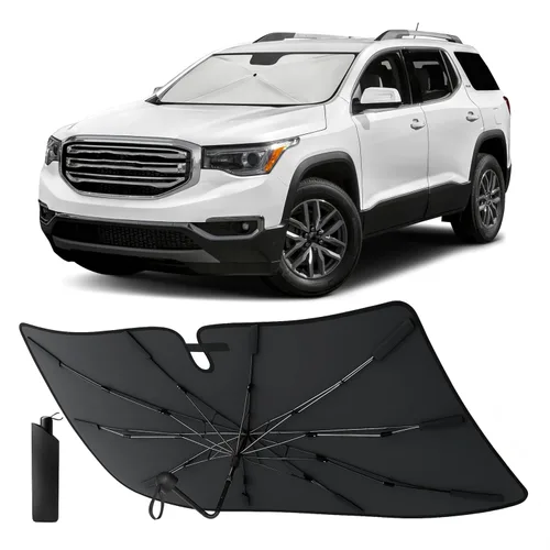 Vista 51 de EcoNour Parasol plegable para parabrisas de Mazda 3 2014-2016 2017 2018, parasol para ventana delantera de automóvil, protección UV, bloqueador