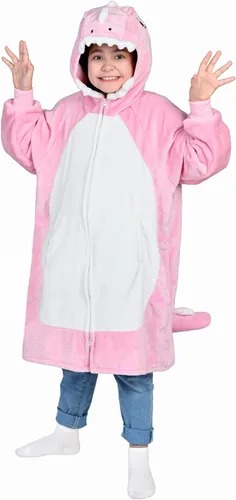 Vista 12 de Waitu Manta Ponible de Oso con Capucha, Divertidos Disfraces de Halloween, Regalos de Cumpleaños para Mujeres, Hombres, Niños y Niñas, Manta