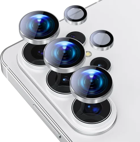 Vista 18 de Protector de lente de cámara para Samsung Galaxy S22 Ultra, protectores de lente individuales con marco de alineación, funda protectora de pantalla