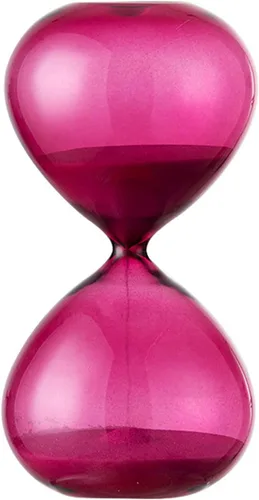 Vista 10 de Reloj de arena 15 minutos de arena temporizador azul oscuro, reloj de arena control de tiempo medición niños juegos herramientas oficina escritorio