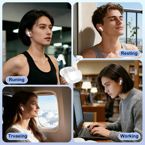 Vista 7 de Auriculares inalámbricos Samsung S26 para Galaxy S25 S24 S23 Ultra FE in-Ear Wireless Bluetooth Earphones Headphones with Noise-Cancelling