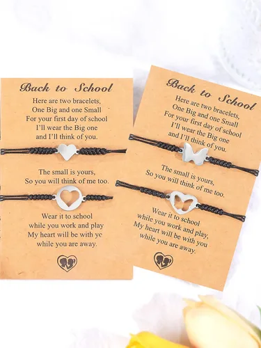Vista 6 de choice of all Pulseras de madre e hija a juego para mujeres, pulseras de mamá y yo de menos de 5 dólares, artículos de joyería para mujer