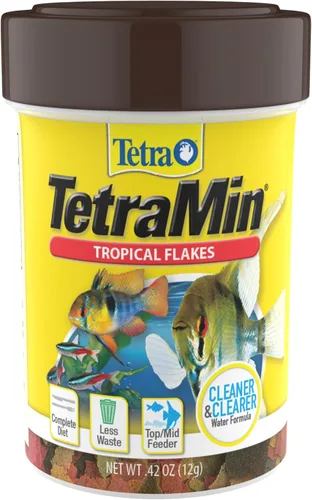 Vista 15 de TetraMin Alimento en escamas tropicales nutricionalmente equilibrado para peces tropicales, 2.2 oz