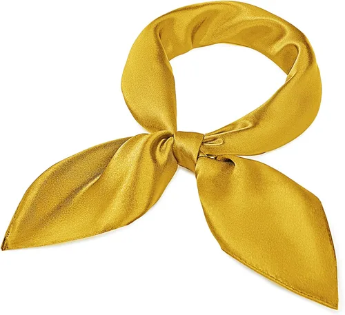 Vista 38 de American Trends Bufanda de seda para mujer, bufandas de satén para la cabeza, bufanda cuadrada para el cuello, bufanda ligera de seda como bandana