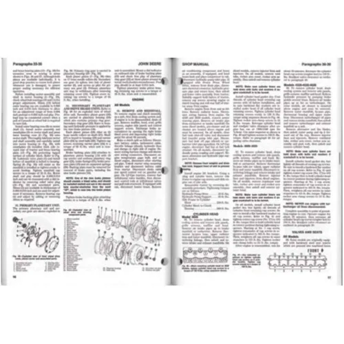 Vista 4 de Manual de taller JD203 compatible con John Deere 3020 4000 4010 4020 4320 4520 4620 5010 5020++