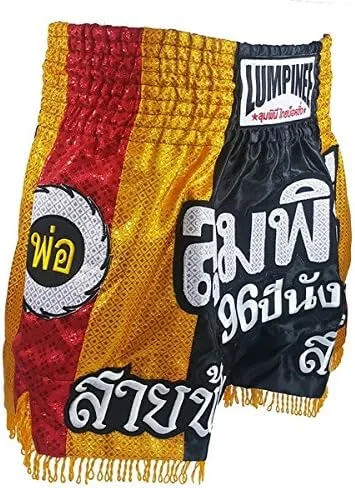 Vista 6 de Lumpinee - Pantalones cortos de boxeo Muay Thai Kick Boxing LUM-017