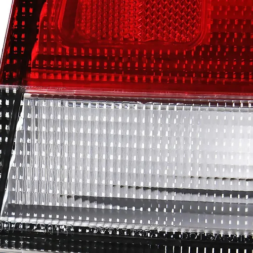 Vista 8 de SPEC-D TUNING Luces traseras de lente roja transparente compatibles con Honda Civic Coupe 1996-2000 de 2 puertas, conjunto de par izquierdo + derecho