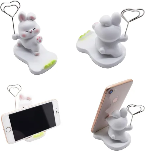Vista 15 de Cute Animal Deer Cell Phone Stand Holder, Small Desk Phone Stand Mount for iPhone Android Samsung Galaxy Note