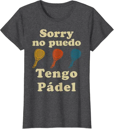 Vista 6 de Funny I Have Padel Player Sport en Español Camiseta Hombre