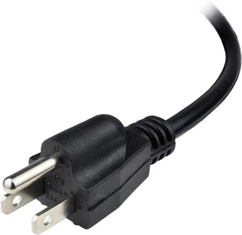 Vista 3 de Cable de fuente de alimentación de repuesto de calibre 18 de 3 clavijas resistente de 10 pies 110V 115V 120V coleta para electrodoméstico de CA