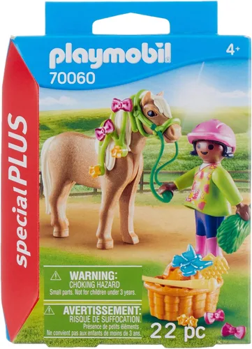 Vista 2 de Playmobil 70060 Special Plus Chica con Pony