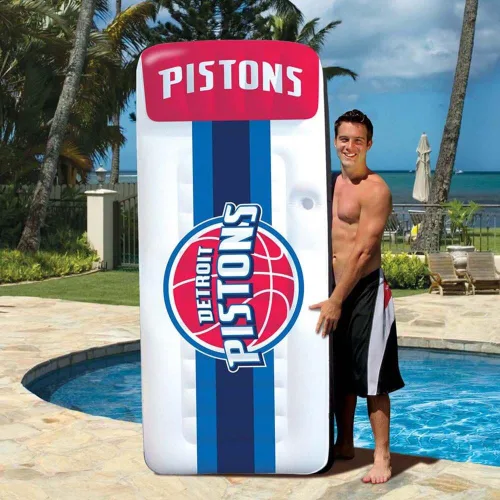Vista 11 de Poolmaster NBA - Tumbona inflable grande para colchón de piscina