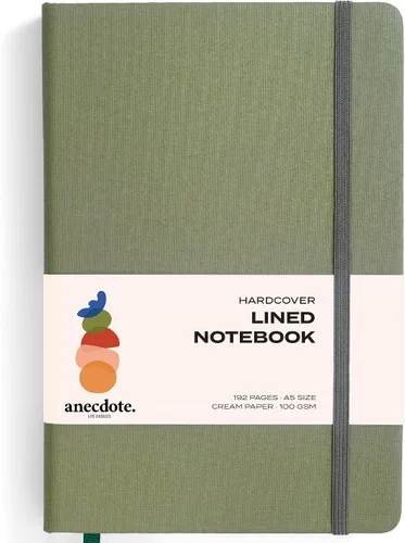 Vista 28 de ANECDOTE. Cuaderno pequeño (paquete de 2) – Diario de bolsillo de alta calidad para escribir notas – Compacto, duradero, diario de viaje ideal