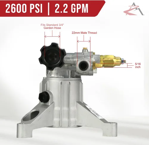 Vista 2 de OEM AR 2600 psi Bomba de agua de la lavadora de presión de la energía
