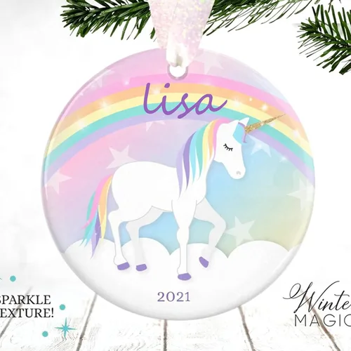 Vista 12 de Adorno para árbol de Navidad de mariposa, regalo personalizado
