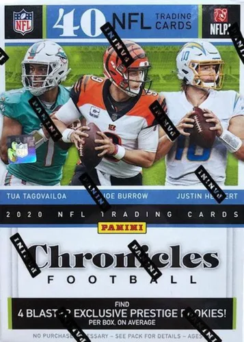 Vista 2 de 2020 Panini Chronicles Caja de cartas de fútbol
