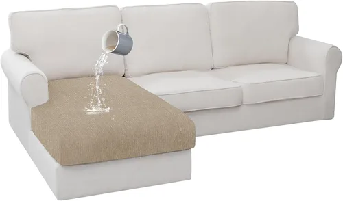 Vista 53 de Fundas de cojín impermeables para sofá, funda elástica lavable con diseño elástico antideslizante, protector de muebles para mascotas y niños