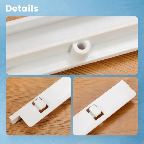 Vista 4 de HECASA 240530701 - Percha para frigorífico (derecha), riel deslizante compatible con Frigidaire Refrigerador Reemplazo para AP2116590 240460501