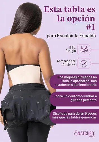 Vista 2 de Snatched Body Tabla Postcirugía lumbar de la tabla posterior para la Beige