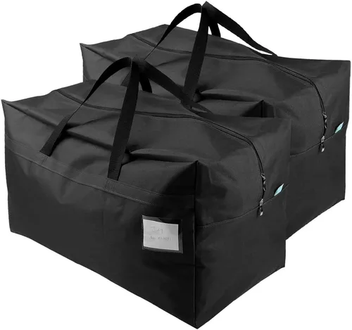 Vista 8 de AMJ Bolsa Contenedora de Almacenamiento para Decoraciones de Navidad Contiene Árboles de Navidad, Luces, Bolas etc, Bolsa de Abertura Superior Sin