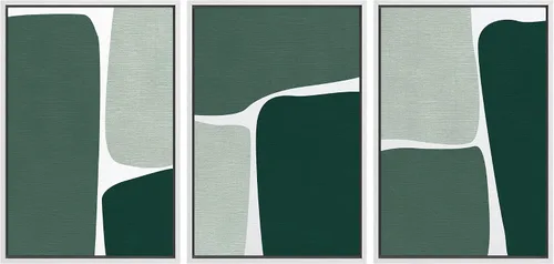 Vista 81 de Ashbrook Set de Arte de Pared en Lienzo Enmarcado, Naturaleza, Horizonte de Playa Nebulosa, Ilustraciones de Área Silvestre, Bellas Artes, Paisaje