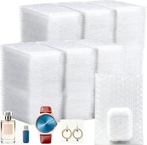 Vista 8 de Paquete de 100 bolsas de burbujas de 6 x 8 pulgadas, bolsas de burbujas