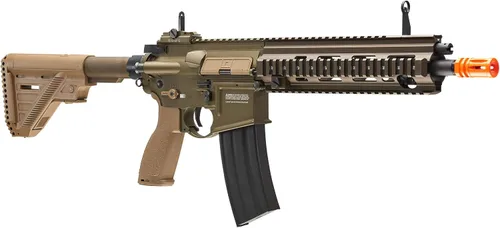 Vista 6 de HK Heckler & Koch 416 A5 AEG Rifle Automático de Airsoft BB de 6mm, Color Canela