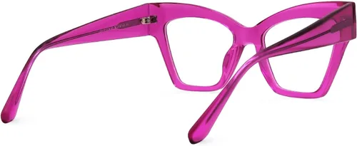 Vista 7 de VOOGLAM Gafas de bloqueo de luz azul de ojo de gato para mujer, anti fatiga ocular UV Reginald