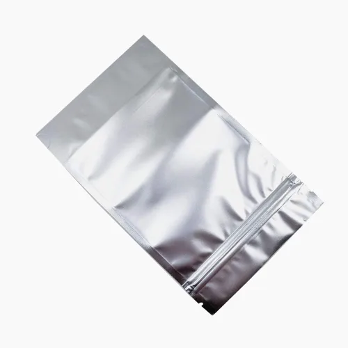 Vista 4 de FERENLI - 50 bolsas de comida de Mylar mate de 3.9 x 5.9 pulgadas con cremallera Aluminum Foil Stand Up Pouches with Zipper Heat Sealable Reusable
