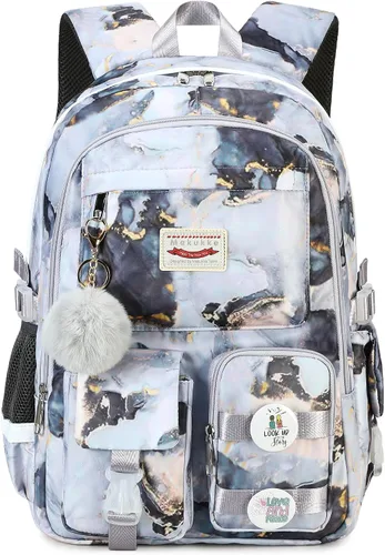 Vista 12 de Makukke - Mochilas escolares para adolescentes, mochilas para computadora portátil de 15.6 pulgadas, mochilas universitarias lindas, mochilas