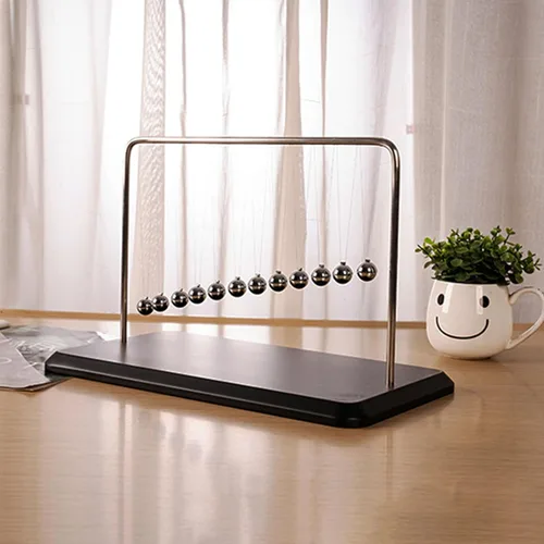 Vista 3 de Newton's Cradle - Pelotas de equilibrio de péndulo de juguete de física