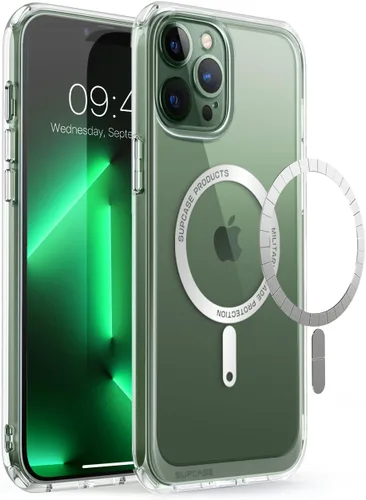 Vista 17 de SUPCASE Funda para iPhone 13 Pro (Unicorn Beetle Mag), [Compatible con MagSafe] [Protección de Grado Militar] Funda Protectora Delgada Transparente