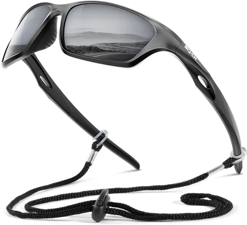 Vista 9 de SCVCN Polarized Sunglasses Sports Glasses UV400 Protection for Men Women Cycling MTB Fishing Running Driving Baseball S33