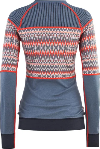 Vista 4 de Kari Traa Silja - Camiseta térmica de manga larga para mujer, 100 % lana merina