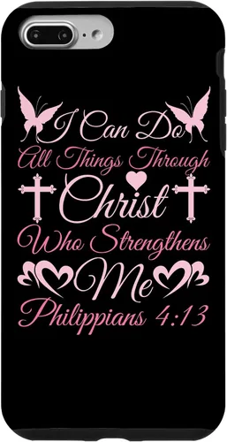Vista 12 de Christian I Can Do All Things Through Christ Religious Case for iPhone 17