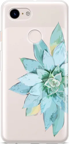 Vista 5 de Mertak Funda transparente compatible con Google Pixel 8 7a 7 Pro 6a 6 Pro 5a 5 4a 4 3a XL cubierta protectora flexible delgada suculenta ligera