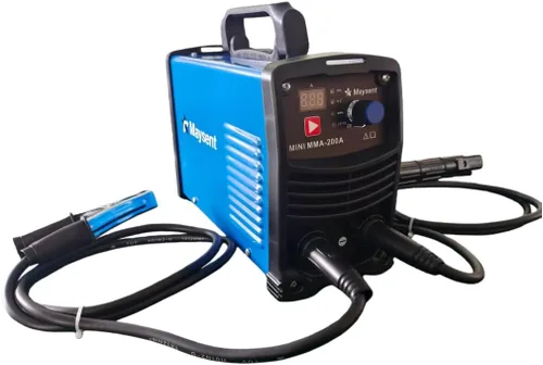 Vista 2 de MAYSENT Mini soldador de palo MMA de 200 A, inversor portátil de 110 V, arranque en caliente, fuerza de arco, antiadherente, pantalla digital