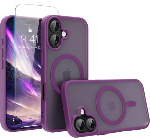 Vista 21 de Funda Translúcida Mate para iPhone 11, [Protección contra Caídas de Grado Militar de 10 Pies] Parachoques Protector Delgado Duradero Resistente a