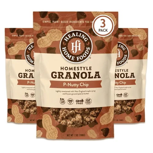 Vista 14 de Granola de trozos de mantequilla de almendras con azúcar reducida
