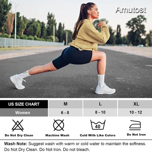 Vista 6 de Amutost Calcetines acolchados para mujer, 5 pares
