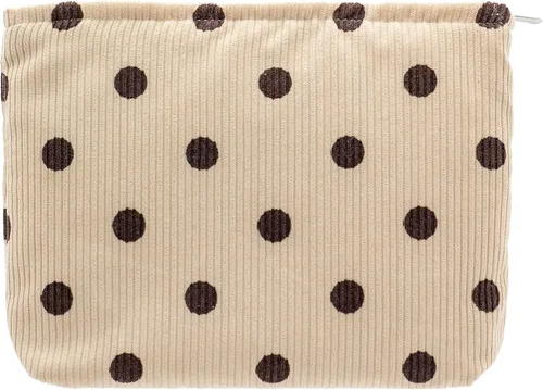 Vista 67 de Pazimiik Bolsa de maquillaje floral, grande, de algodón, con cremallera para bolsa de viaje, organizador de maquillaje de lona para mujeres