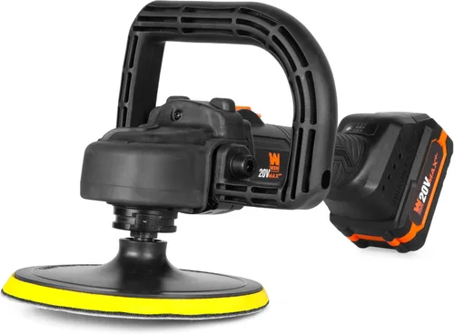 Vista 4 de Pulidora de velocidad variable con visor digital WEN 948 10 Amp, 7 pulgadas