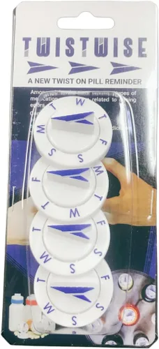 Vista 8 de Twistwise™ Dial de dosificación una vez al día, paquete de 4